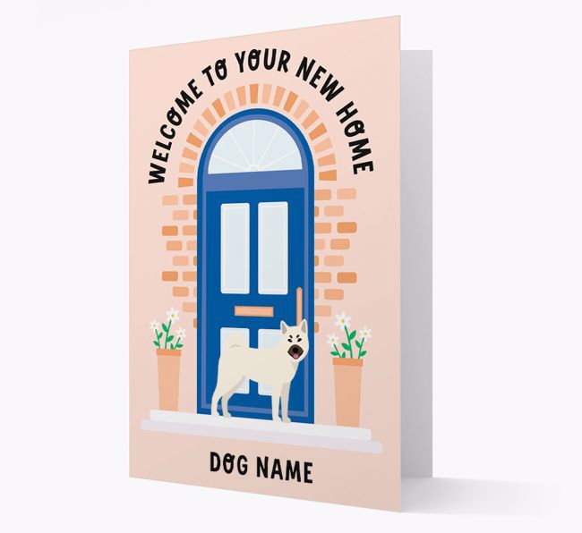 Welcome To Your New Home: Personalized {breedFullName} Card